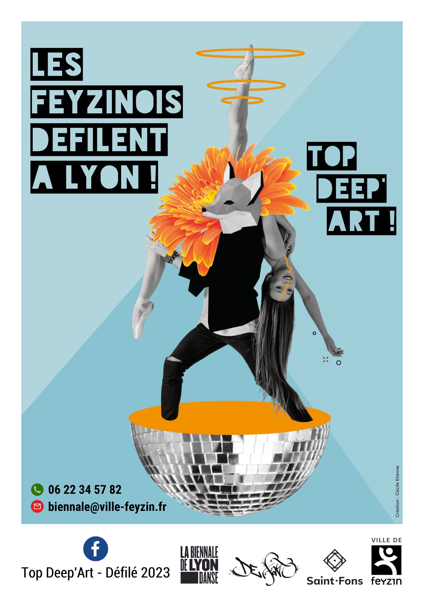 Affiche Biennale Danse 2023