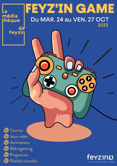 affiche feyzin game mediatheque 2021