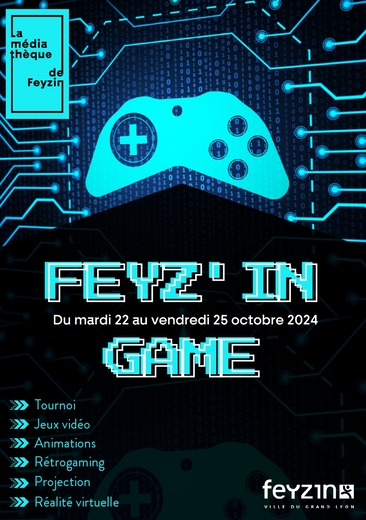 affiche feyzin game mediatheque 2021